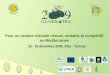 Pour un secteur oléicole rénové, rentable et compétitif en Méditerranée 15 - 19 décembre 2009, Sfax - Tunisie