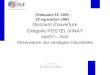 Séminaire IE 2005 – 28 septembre 2005 Discours douverture Grégoire POSTEL-VINAY MinEFI – DGE Observatoire des stratégies industrielles