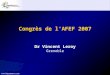 Congrès de lAFEF 2007 Dr Vincent Leroy Grenoble. Hépatite C Impact de la consommation de cannabis sur la stéatose hépatique Etude transversale française
