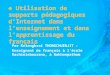 Utilisation de supports pédagogiques dInternet dans lenseignement et dans lapprentissage du français Par Kriangkraï THONGCHUENJIT : Enseignant de français