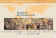 2006 rapport sur le développement du monde Équité et développement 1 Colloque « Croissance partagée : Consolider le rôle des institutions » Tunis, 8 novembre