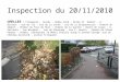 Inspection du 20/11/2010 CHELLES : Trinquand – Jaurès – Bobby Sand – Allée St Hubert – A. Bickart – rue du Tir – rue de la Cavée – rue de la Briquetterie