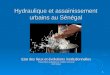 1 Hydraulique et assainissement urbains au Sénégal Etat des lieux et évolutions institutionnelles Présentation préparée par Frédéric Fourtune DUE Dakar