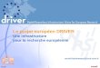 Mai 2007 1 Le projet européen DRIVER Une infrastructure pour la recherche européenne muriel.foulonneau@ccsd.cnrs.fr