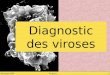 Décembre 2007Virologie1 Diagnostic des viroses. décembre 2007Virologie2 Introduction Le diagnostic est avant tout clinique. Pourquoi (ou pour qui) aller