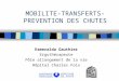 MOBILITE-TRANSFERTS- PREVENTION DES CHUTES Esmeralda Gauthier Ergothérapeute Pôle allongement de la vie Hôpital Charles Foix
