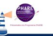 Présentation du Programme PHARE. Direction générale de loffre de soins - DGOS | ObjectifsLe contexte du programme PHARE Les achats hospitaliers représentent