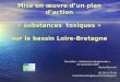 Mise en œuvre dun plan daction « substances toxiques » sur le bassin Loire-Bretagne Formation « Substances dangereuses » 22 novembre 2007 Xavier Bourrain