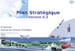 M Galinier Chargé de mission Stratégie Plan Stratégique Version 0.3 Intègre les évolutions issues des réunions: 25/09/07 12/11/07 27,28,29/11/07 18/12/07