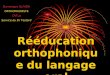 Rééducation orthophonique du langage oral Dominique OLIVIER ORTHOPHONISTE CRTLA Service du Dr Testard