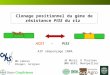 Clonage positionnel du gène de résistance Pi33 du riz ACE1 - Pi33 AIP séquençage INRA JB Morel, D Tharreau UMR BGPI, Montpellier MH Lebrun Bioger, Grignon
