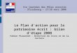 11e journées des Pôles associés - Strasbourg – 27/28 mars 2008 Le Plan d'action pour le patrimoine écrit : bilan détape 2008 Fabien Plazannet – Direction