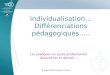 P. Berton IEN Economie-Gestion Individualisation… Différenciations pédagogiques….. Les pratiques au Lycée professionnel Aujourdhui et demain…