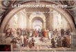 La Renaissance en Europe. Une révolution culturelle et sociale?