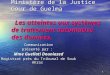 1 Ministère de la Justice Cour de Guelma Les atteintes aux systèmes de traitement automatisé des données. Communication présenté par : Mme Guellati Douniazed