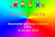 La Ribambelle Assemblée générale ordinaire 2012, le 14 juin 2013