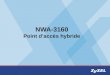 NWA-3160 Point daccès hybride. Types dinfrastructures WiFi Points daccès indépendants Points daccès légers avec contrôleur Points daccès passifs avec