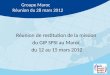 Groupe Maroc Réunion du 28 mars 2012 Réunion de restitution de la mission du GIP SPSI au Maroc du 12 au 15 mars 2012