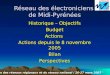 1 Réseau des électroniciens de Midi-Pyrénées Historique – Objectifs BudgetActions Actions depuis le 8 novembre 2005 BilanPerspectives Réunion des réseaux