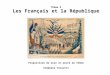 Thème 5 Les Français et la République Proposition de mise en œuvre du thème Stéphane Toniutti