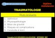 Conception Dr B LEPLAIDEUR & Dr J-M LUCIANI SEPTEMBRE 2007 : LES GESTES DURGENCE MOD. 1 Diplôme Ambulancier TITRE DE CHAPITRE TRAUMATOLOGIE Les brûlures