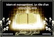 Islam et management. Le rôle dun univers de sens 1 Mahjouba TrabelsiMahdi Braham