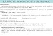 LA PROTECTION DU POSTE DE TRAVAIL LES NORMES La directive européenne CEE/89/656 fixe des normes, symbolisées par le label CE, pour les Équipements de Protection