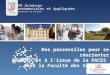 UFR Sciences Fondamentales et Appliquées Université de Poitiers Des passerelles pour se réorienter pendant et à l'issue de la PACES vers la Faculté des