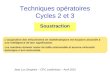 Techniques opératoires Cycles 2 et 3 Soustraction Jean Luc Despretz – CPC Landivisiau – Avril 2010 Lacquisition des mécanismes en mathématiques est toujours