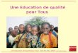 Une Education de Qualité pour Tous- État des lieux 2005 - par Solidarité Laïque Une Education de qualité pour Tous