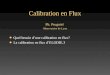 Calibration en Flux Ph. Prugniel Observatoire de Lyon Quel besoin dune calibration en flux? La calibration en flux dELODIE.3