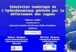Simulation numérique de lhydrodynamique générée par le déferlement des vagues Hubert Branger Institut de Recherche sur les Phénomènes Hors Équilibre (Marseille)