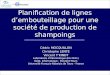 Planification de lignes dembouteillage pour une société de production de shampoings Cédric MOCQUILLON Christophe LENTE Vincent TKINDT Laboratoire dInformatique
