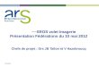 XX/XX/XX SROS volet Imagerie Présentation Fédérations du 10 mai 2012 Chefs de projet : Drs JB Tallon et V Hazebroucq