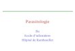 Parasitologie Ba Ecole dinfirmières Hôpital de Rambouillet