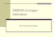 EHPAD et risque infectieux En Franche-Comté. Lenquête Enquête de type déclarative Questionnaire envoyé à tous les EHPAD +/- USLD (environ 150 envois)