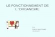LE FONCTIONNEMENT DE L ORGANISME TC1 CREPS AQUITAINE J BOURGEOIS
