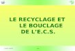 1 J-M R. D-BTP LE RECYCLAGE ET LE BOUCLAGE DE LE.C.S. 2006