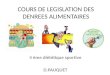 COURS DE LEGISLATION DES DENREES ALIMENTAIRES 4 ème diététique sportive D.PAUQUET