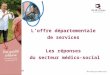 11 décembre 2009 Loffre départementale de services Les réponses du secteur médico-social