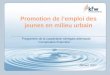 Promotion de lemploi des jeunes en milieu urbain Programme de la coopération sénégalo-allemande Composante financière Janvier 2007