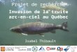 Projet de recherche Invasion de la truite arc-en-ciel au Québec Isabel Thibault ©Lyn Topinka 2005