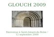 GLOUCH 2009 Bienvenue à Saint-Amant-de-Boixe ! 12 septembre 2009