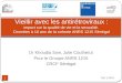 Dr Khoudia Sow, Julie Coutherut Pour le Groupe ANRS 1215 CRCF Sénégal Vieillir avec les antirétroviraux : impact sur la qualité de vie et la sexualité