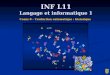 INF L11 Langage et informatique 1 Cours 8 – Traduction automatique : historique