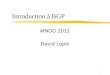 1 Introduction à BGP AfNOG 2011 David Lopoi. 2 IGP Protocoles intérieurs (Interior Gateway Protocol) Utilisés pour gérer le routage au sein dun même organisme
