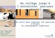 27e Colloque annuel AQPC - JUIN 2007 Pierre Chenard Registraire Université de Montréal Un outil pour explorer les parcours détudes en enseignement supérieur