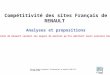 Section Renault Guyancourt (Technocentre) du syndicat SDMY-CFTC 4 octobre 2013 Compétitivité des sites Français de RENAULT Analyses et propositions Les