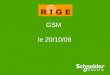 GSM le 20/10/09. Schneider Electric 2 - Division - Name – Date Réseaux de communication : comment choisir ? Les architectures dans les automatismes Réseaux
