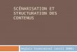 SCÉNARISATION ET STRUCTURATION DES CONTENUS Anglais transversal (avril 2008)